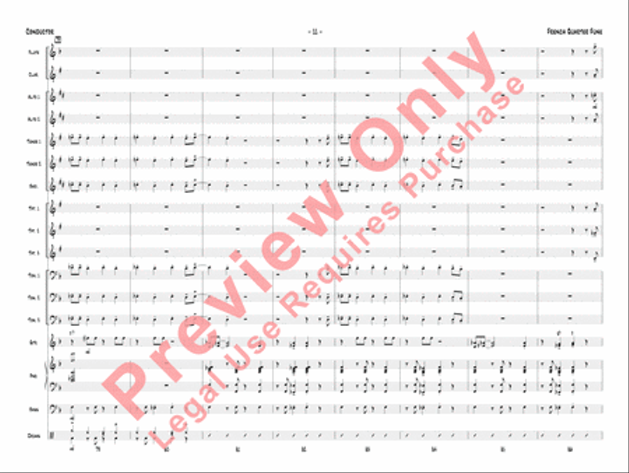 French Quarter Funk Jazz Ensemble scores gallery preview page 14