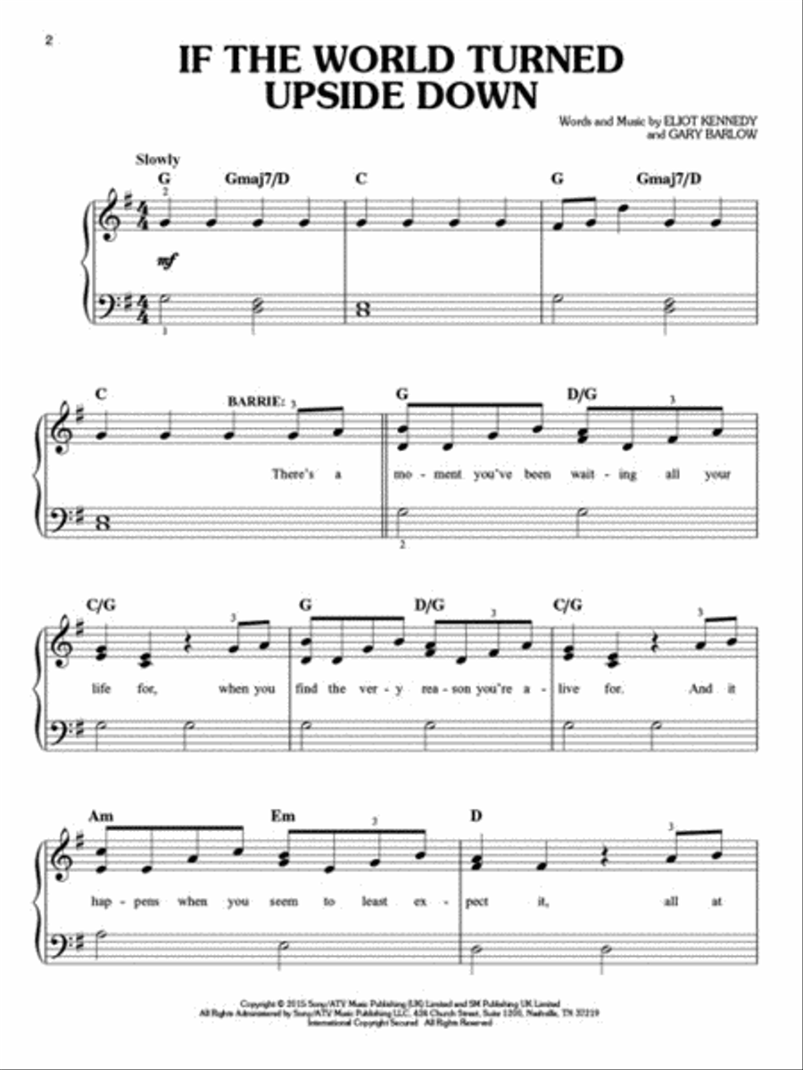 Finding Neverland - Easy Piano Selections Voice scores gallery preview page 3