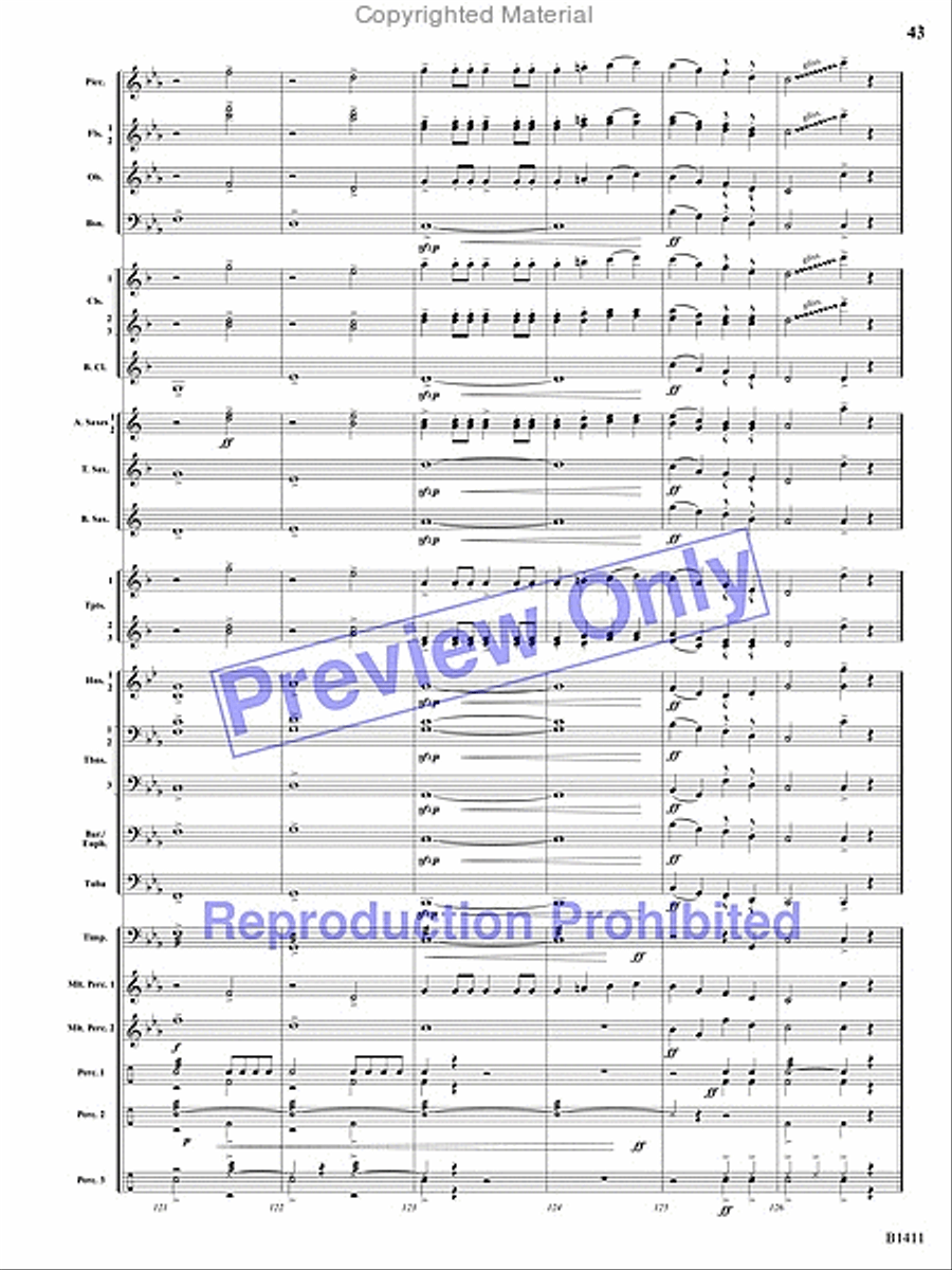Pirates! Pirates! Concert Band scores gallery preview page 83