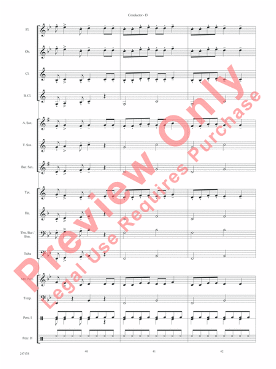 Udala'm Concert Band scores gallery preview page 15