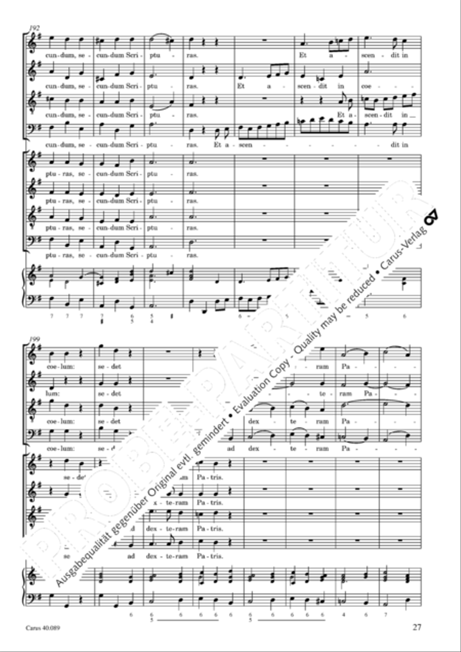 Credo a 8 voci 4-Part scores gallery preview page 28