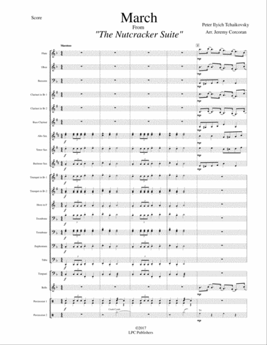 March From The Nutcracker Suite for Concert Band Concert Band scores gallery preview page 2