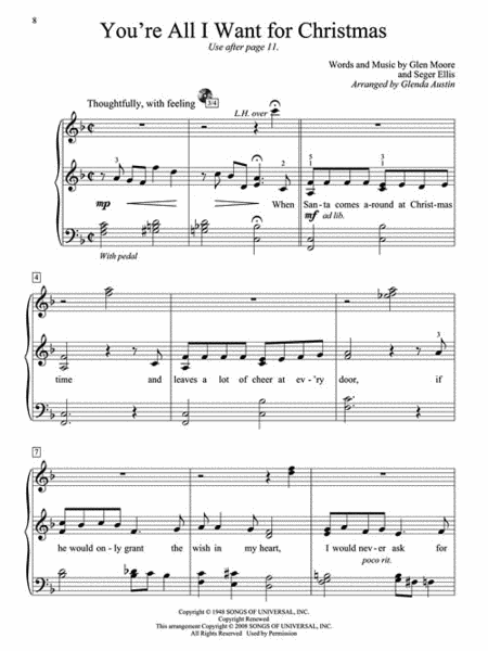 Christmas Piano Solos - Third Grade (Book Only)