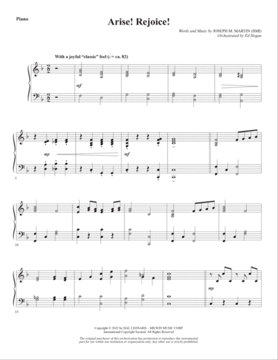 A Weary World Rejoices (A Chamber Cantata For Christmas) - Piano Choir scores gallery preview page 14