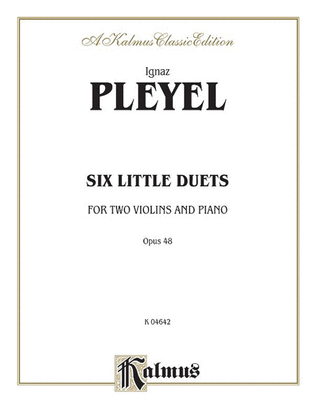 Book cover for Six Little Duets, Op. 48