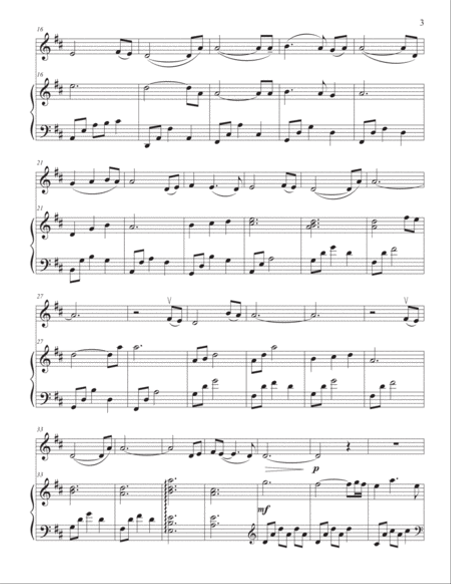 How Beautiful Violin Solo scores gallery preview page 3