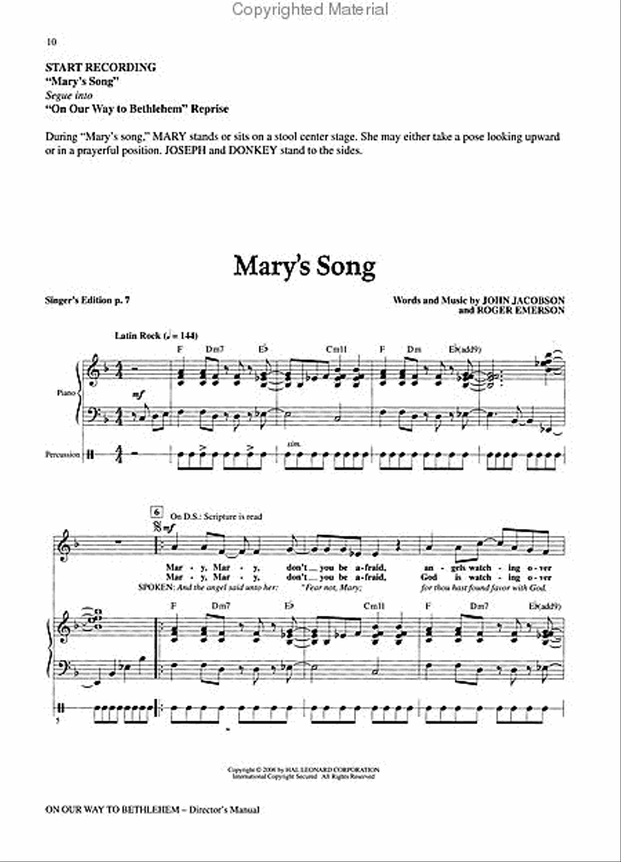 On Our Way to Bethlehem Children's Choir scores gallery preview page 3