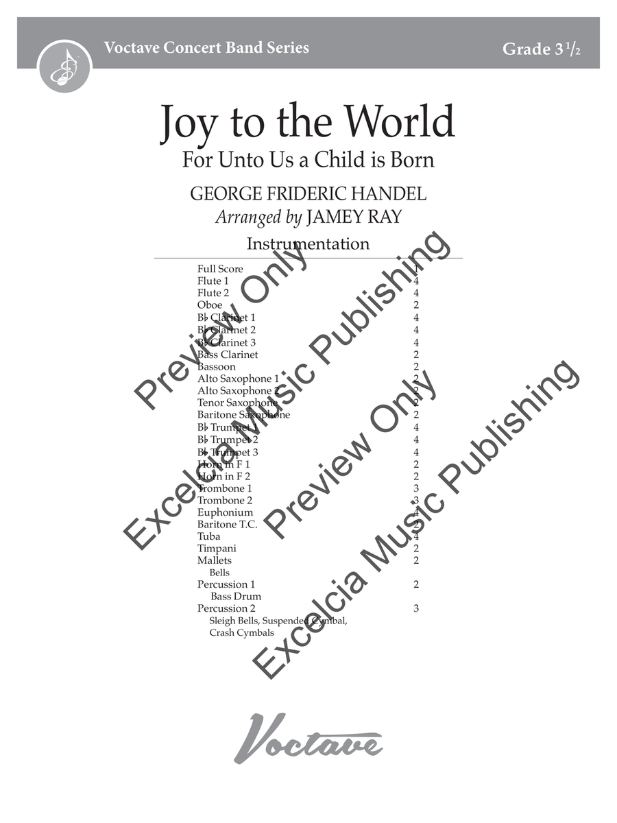 Joy to the World (Score) Joy to the World (Score) Concert Band scores gallery preview page 2