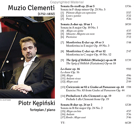 Kepinski Plays Clementi
