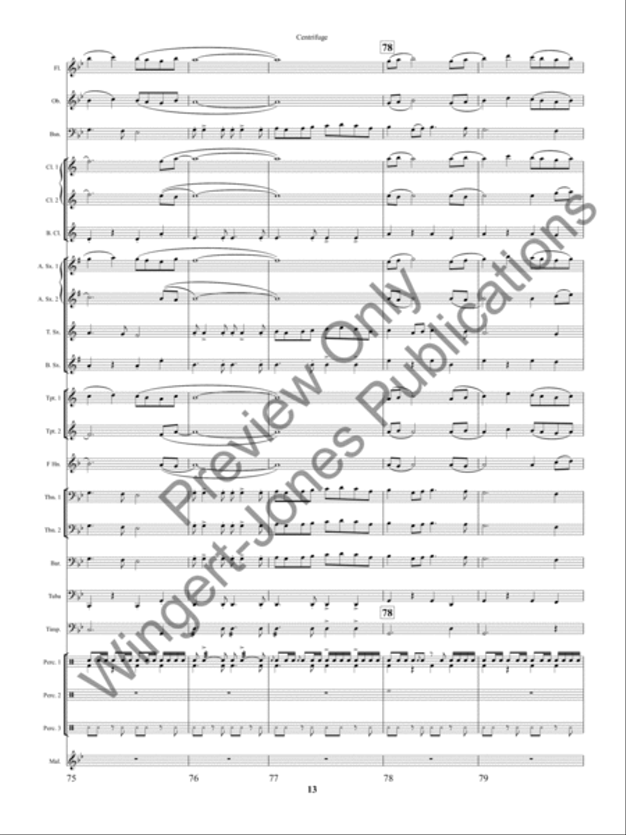 Centrifuge Centrifuge Concert Band scores gallery preview page 16