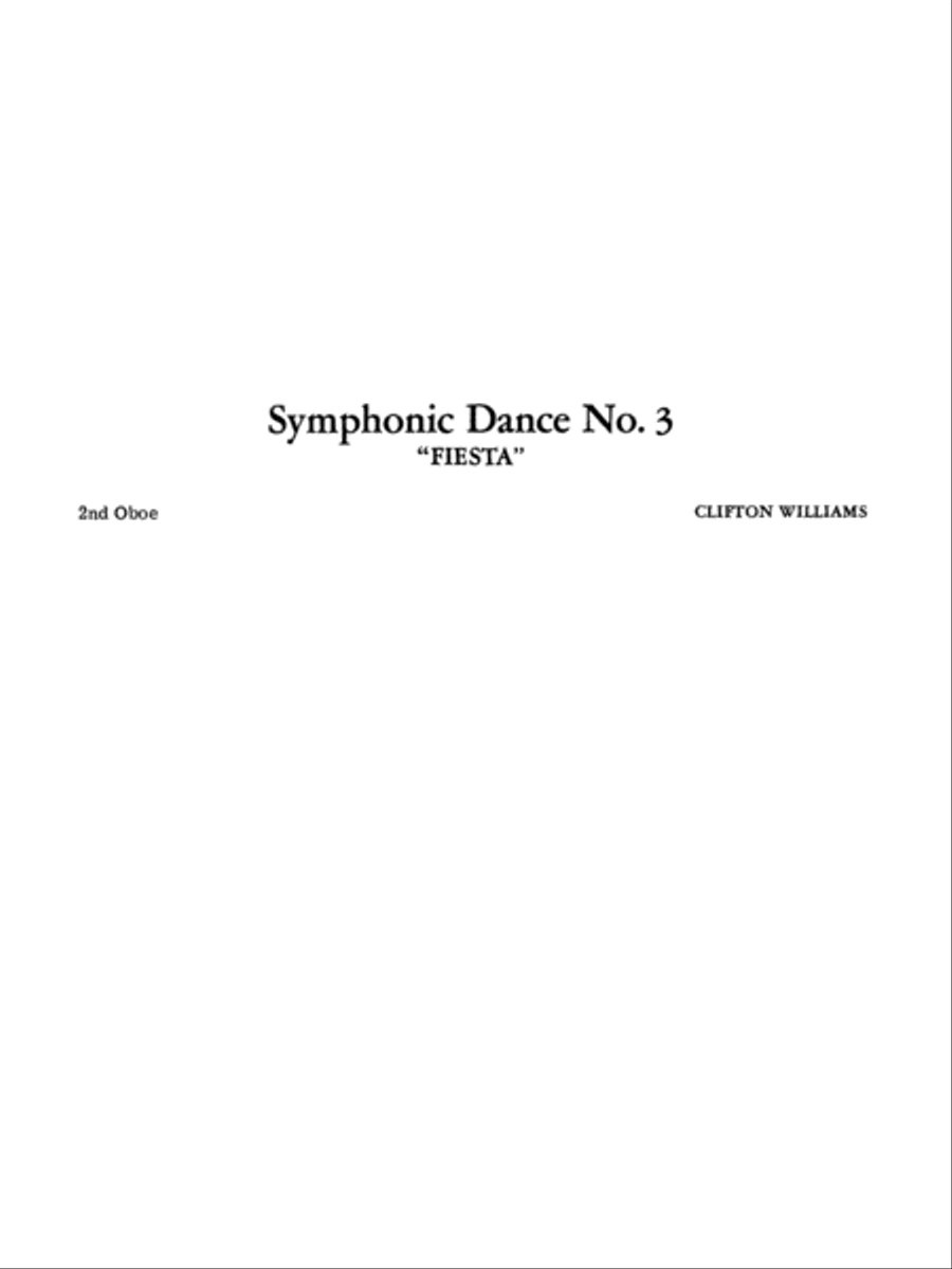 Symphonic Dance No. 3 (