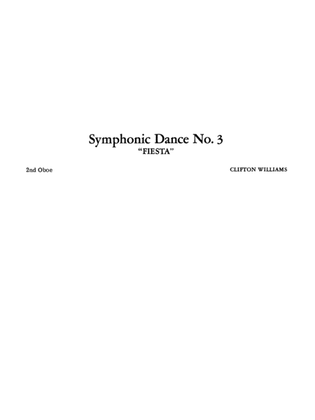 Book cover for Symphonic Dance No. 3 ("Fiesta"): 2nd Oboe