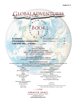 GLOBAL ADVENTURES BOOK I for 5-part flex ensemble - Score Only