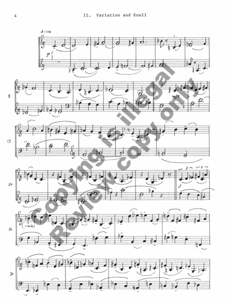 Sonata da Requiem (2 scores and handbell part)