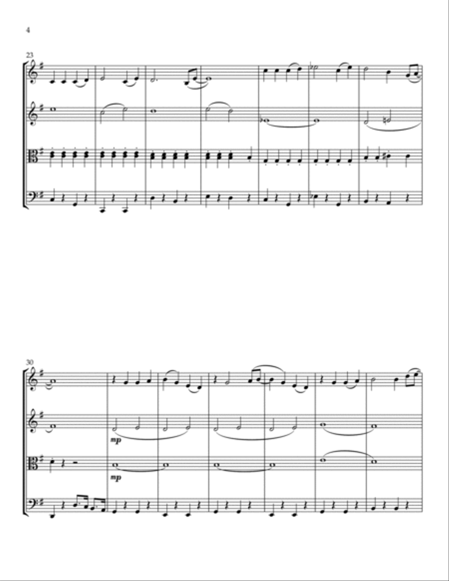 Sukiyaki String Quartet scores gallery preview page 6