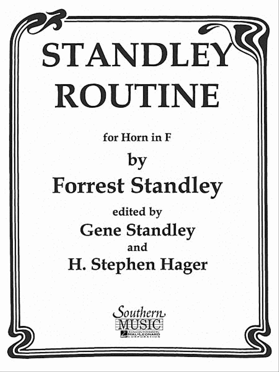 Standley Routine Horn scores gallery preview page 1