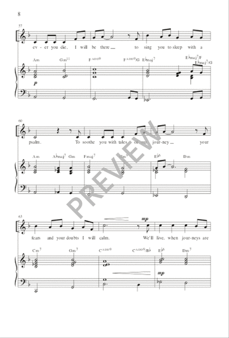 Covenant Hymn - SATB edition 4-Part scores gallery preview page 9