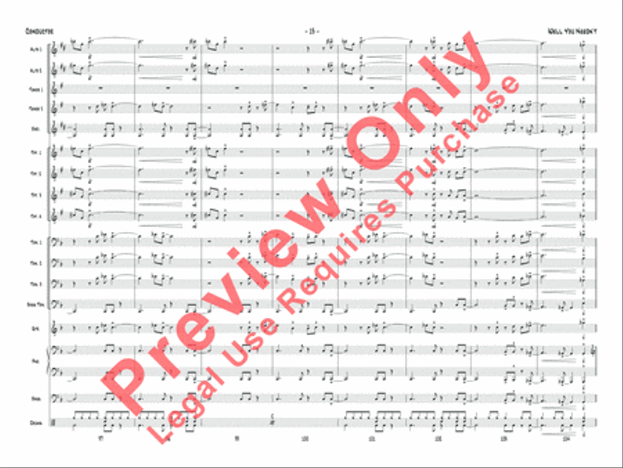 Well You Needn't Jazz Ensemble scores gallery preview page 14