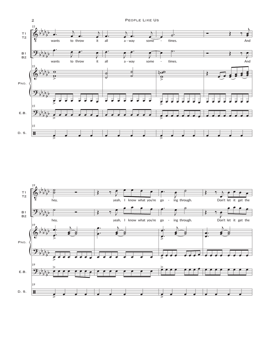 People Like Us TTBB scores gallery preview page 2