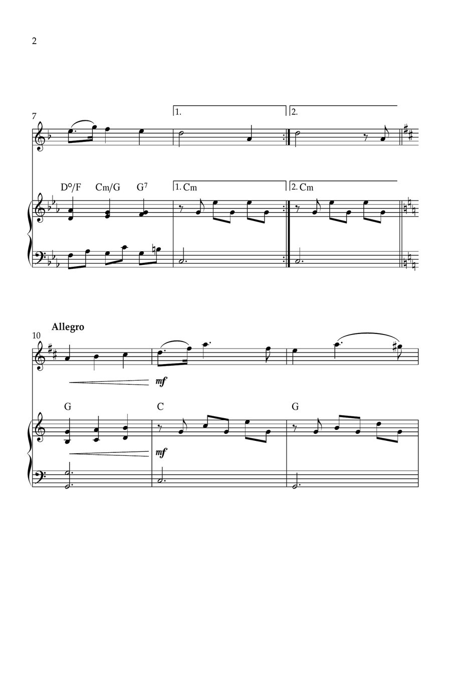 Repousa Tranquill (Lullaby for Baby Jesus) Tenor Saxophone - Digital Sheet Music page 2