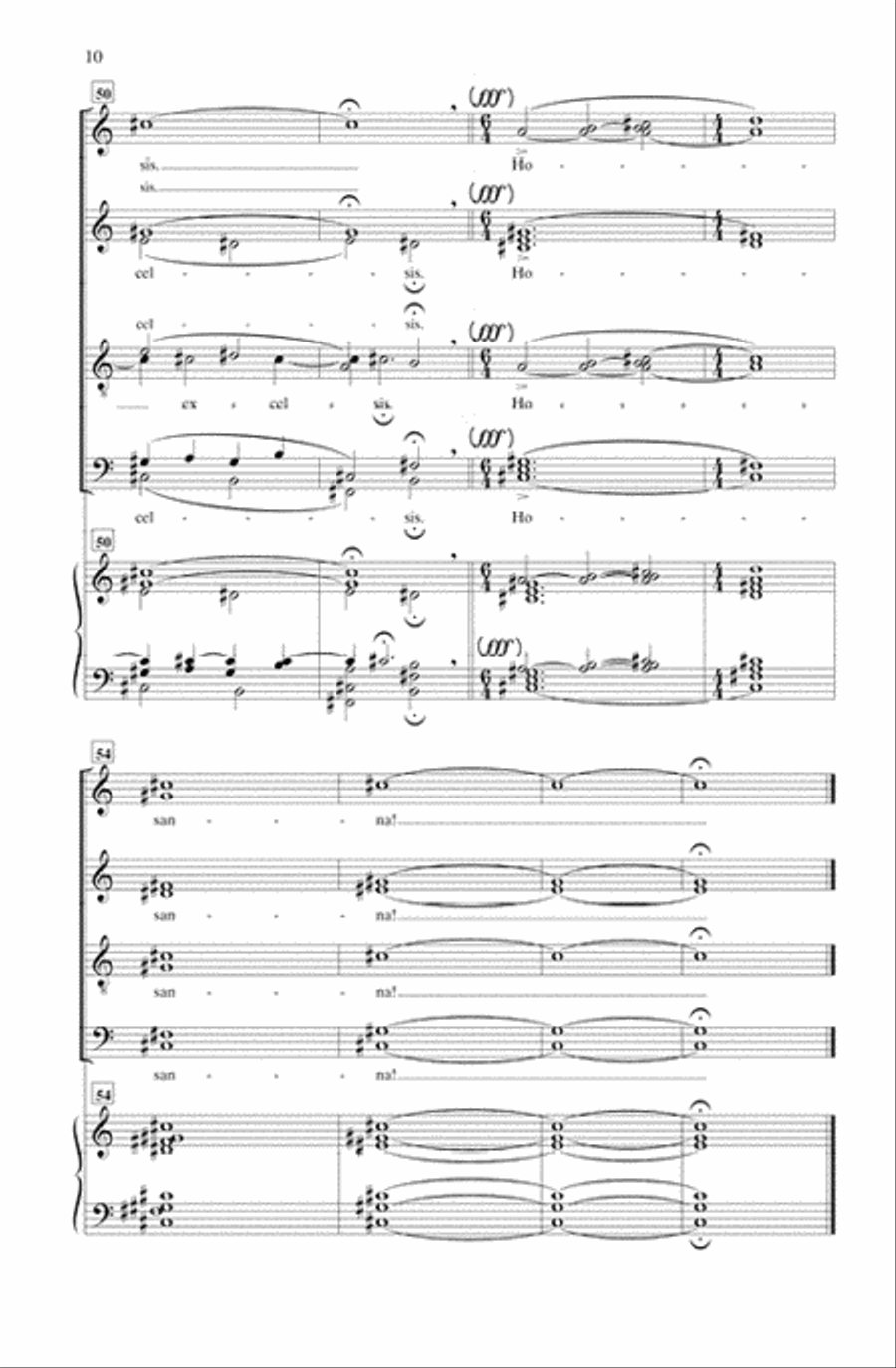 Sanctus (London) Divisi scores gallery preview page 9