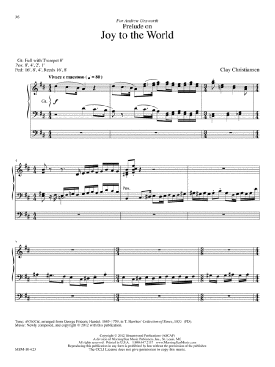 Now Let Us Rejoice: Ten Hymn Settings for Organ Organ Solo scores gallery preview page 12