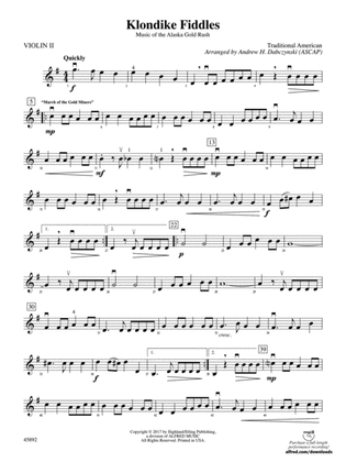 Klondike Fiddles: 2nd Violin