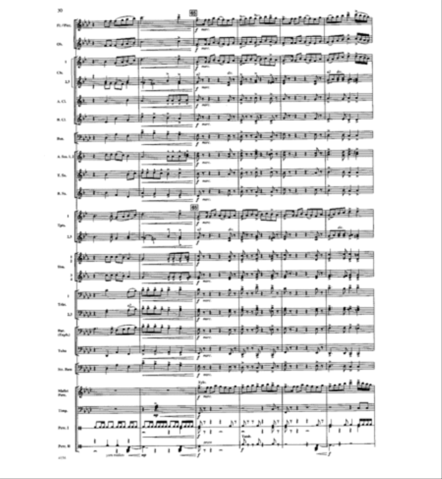 Where the River Flows Where the River Flows Concert Band scores gallery preview page 29