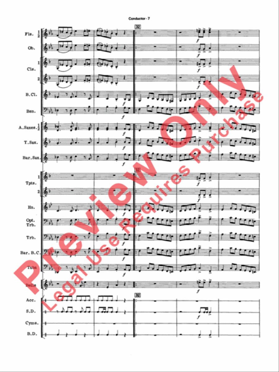 Jingle Bells Forever Concert Band scores gallery preview page 10