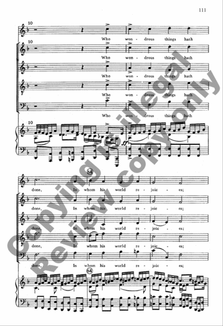 A Psalm Of Thanksgiving A Psalm Of Thanksgiving 4-Part scores gallery preview page 58