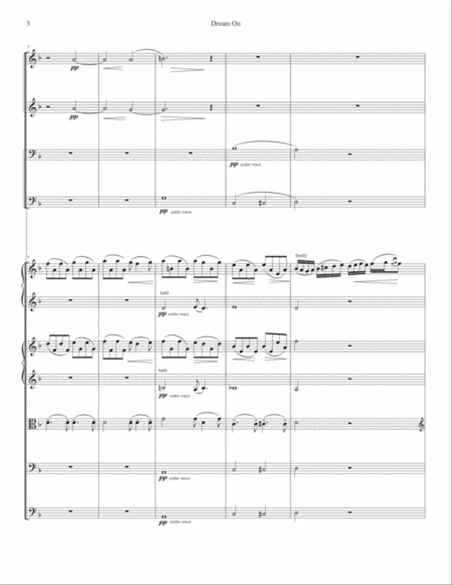 Dream On Chamber Orchestra scores gallery preview page 4