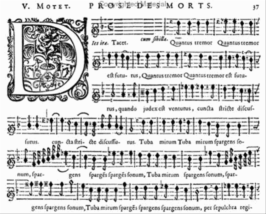 Grand motet dies irae (1683) Orchestra scores gallery preview page 3
