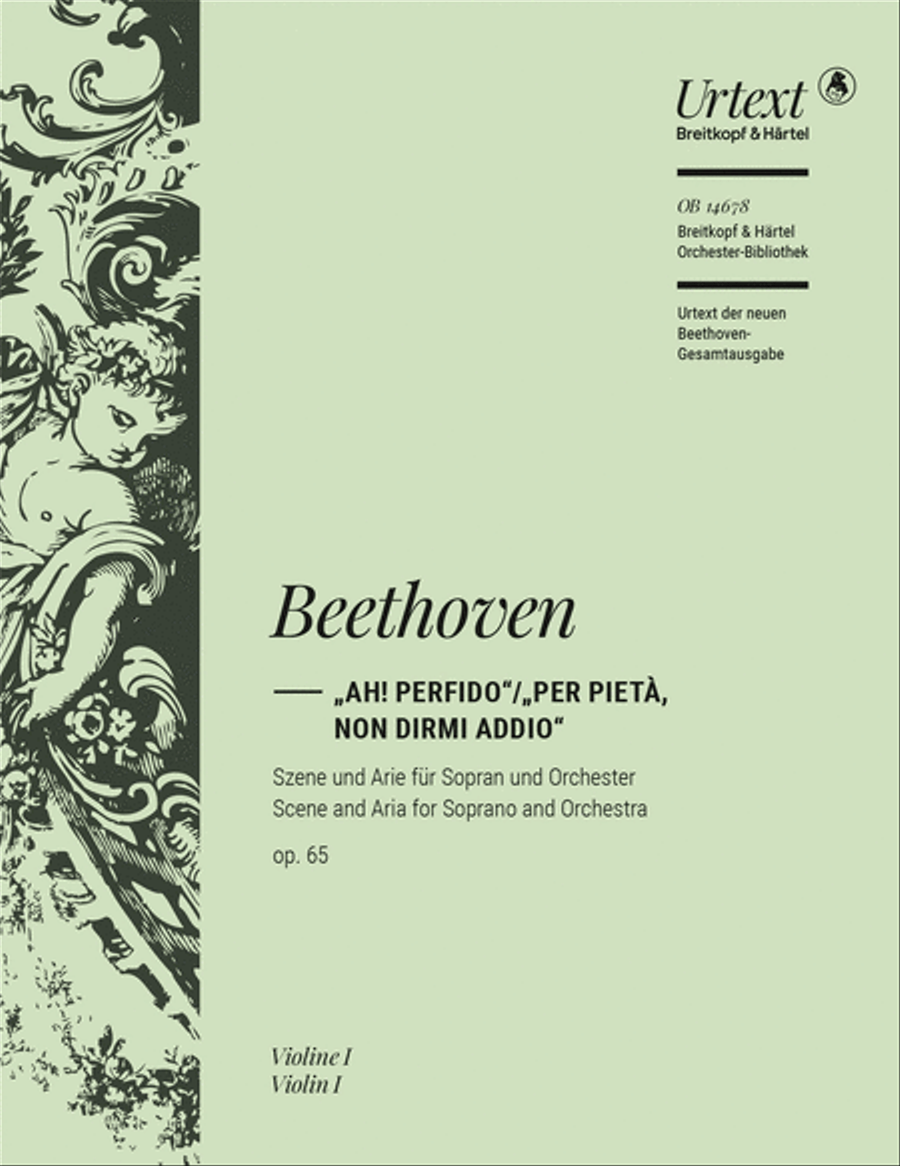 “Ah! Perfido” / “Per pietà, non dirmi addio” Op. 65 Orchestra scores gallery preview page 1