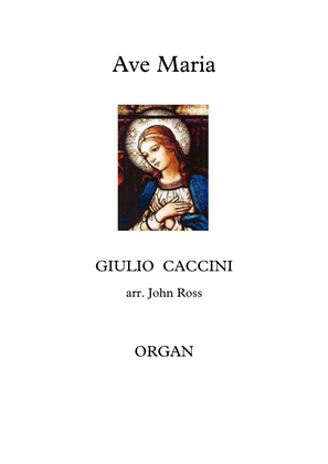 Book cover for Ave Maria (Caccini) (Organ solo)