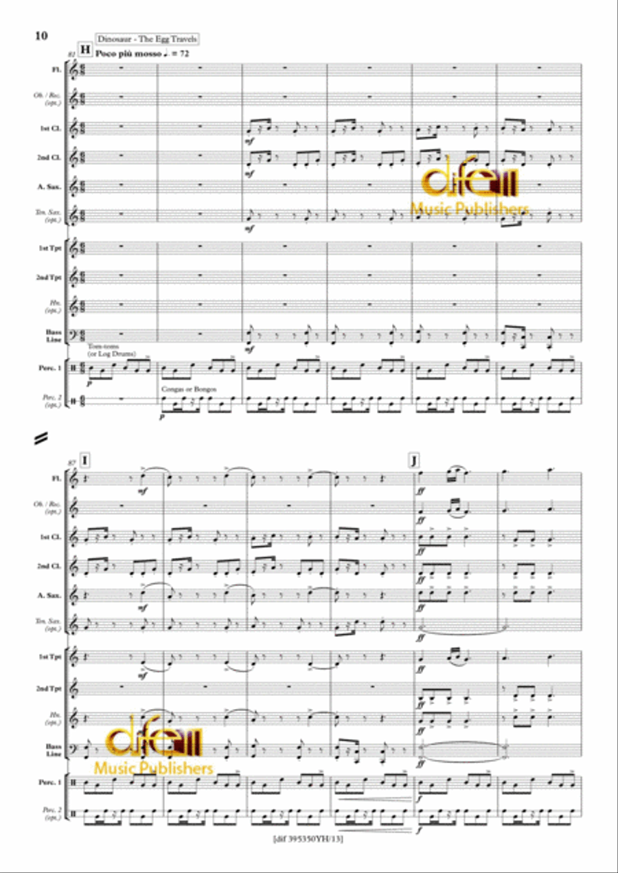 Disney Forever Yong Disney Forever Yong Concert Band scores gallery preview page 10