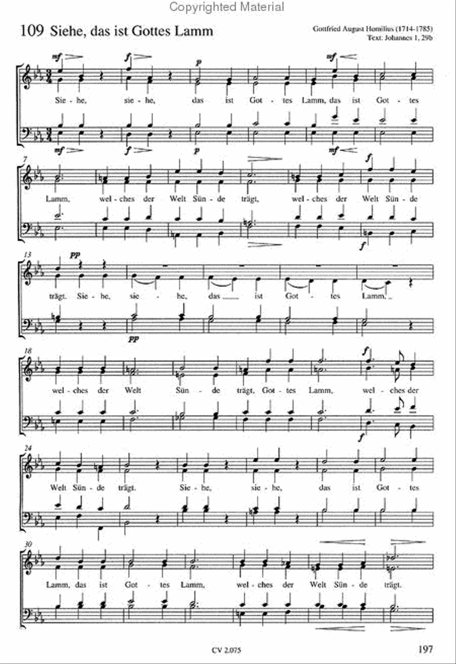 Freiburger Chorbuch Choir scores gallery preview page 7