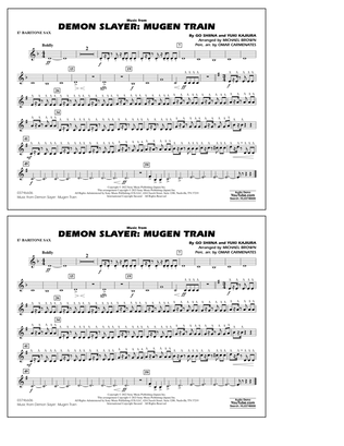 Music from Demon Slayer: Mugen Train - Eb Baritone Sax