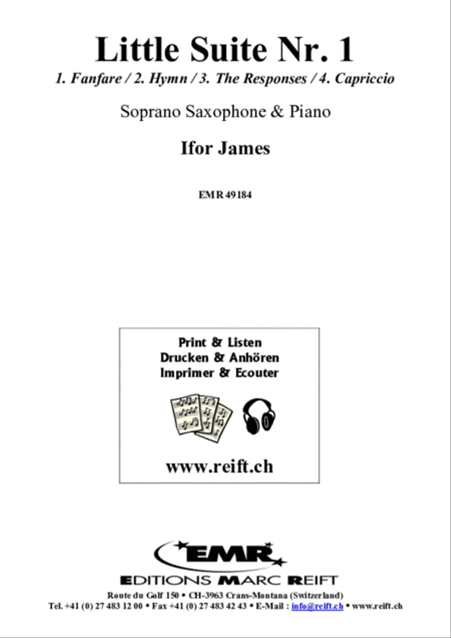 Little Suite No. 1 Soprano Saxophone scores gallery preview page 2