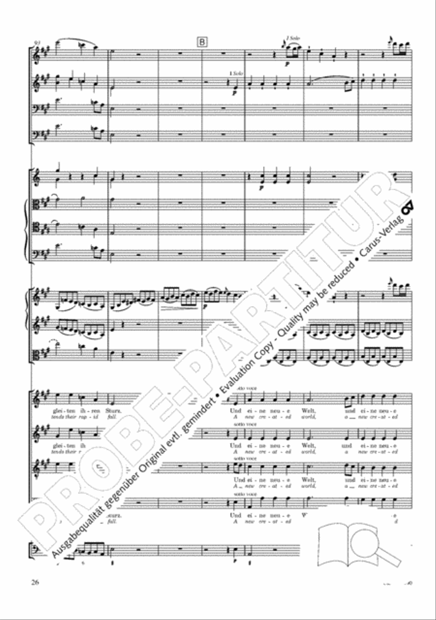 The Creation (Die Schopfung) 4-Part scores gallery preview page 46
