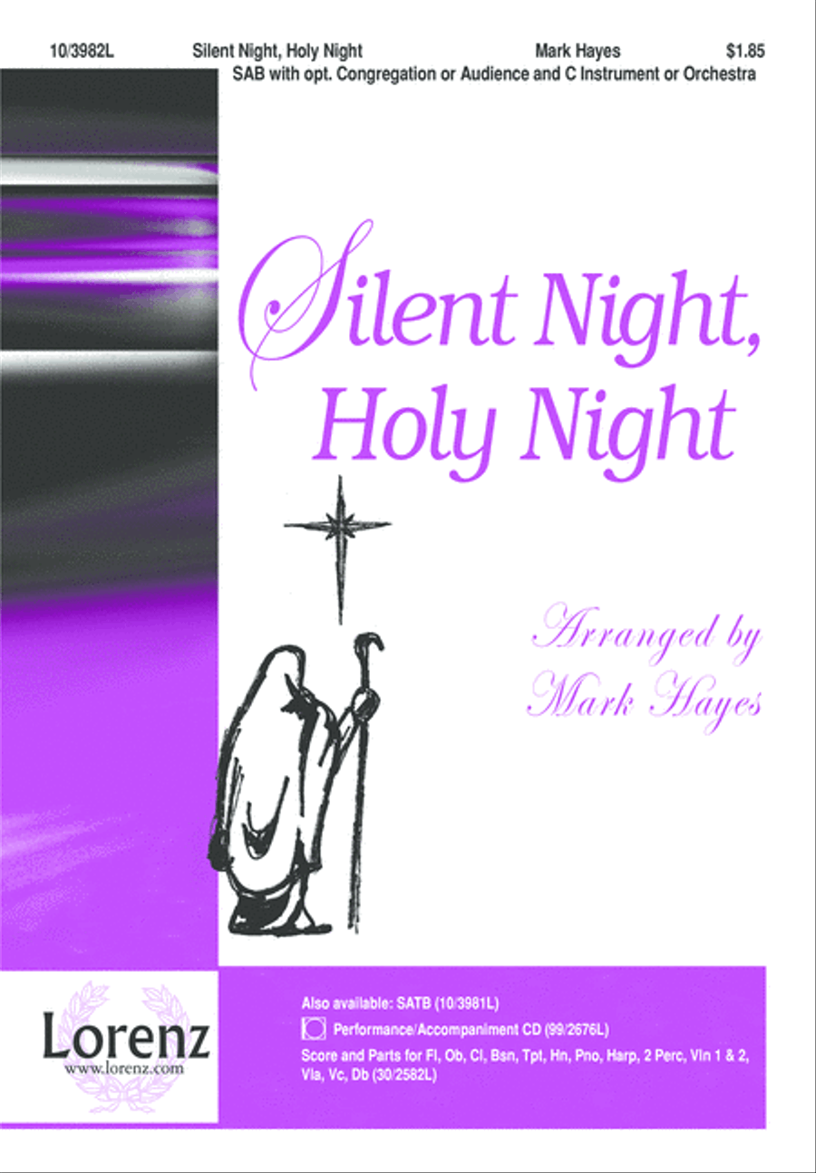 Silent Night, Holy Night 3-Part scores gallery preview page 2