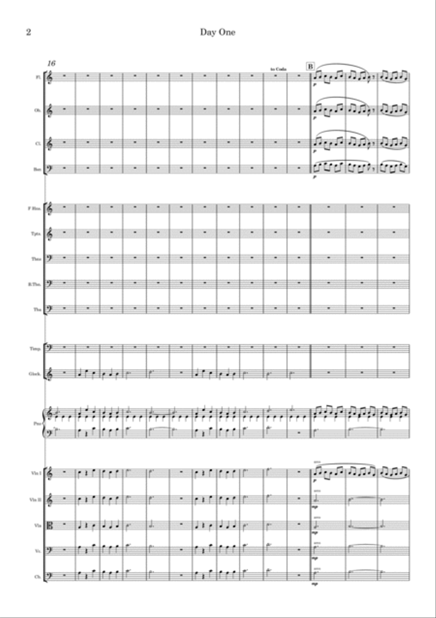Day One Day One Full Orchestra scores gallery preview page 2