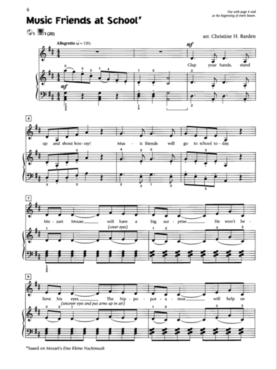 <br>Sheet music extract
