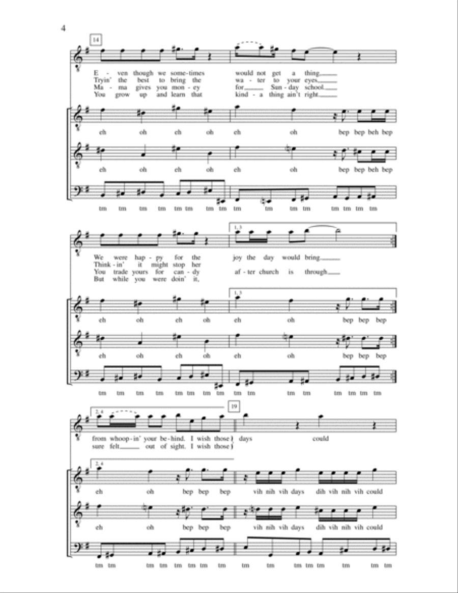 I Wish 3-Part scores gallery preview page 4
