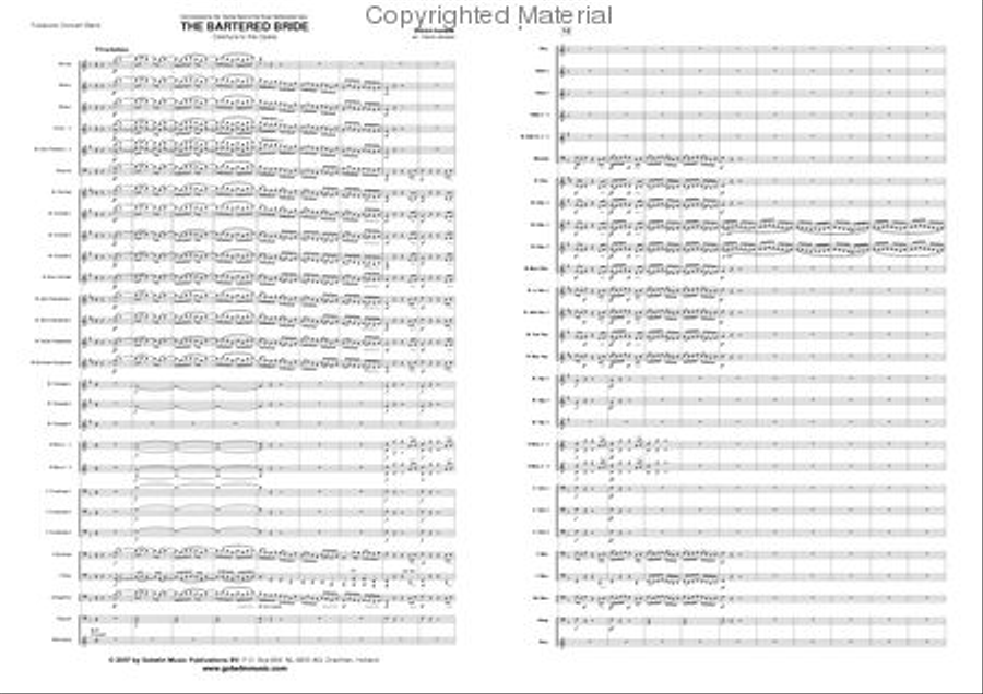 The Bartered Bride The Bartered Bride Concert Band scores gallery preview page 2