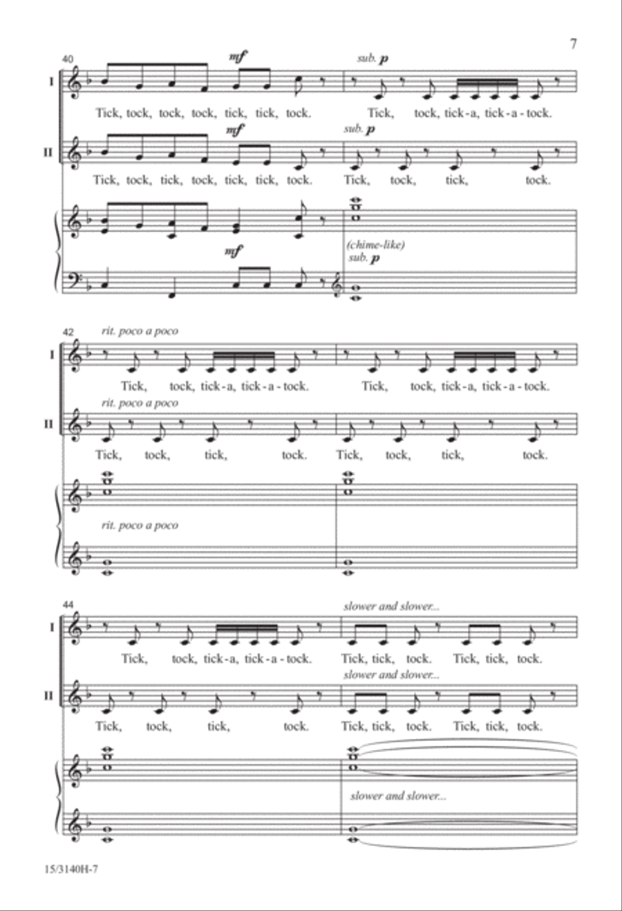 Just Like Clockwork! 2-Part scores gallery preview page 7