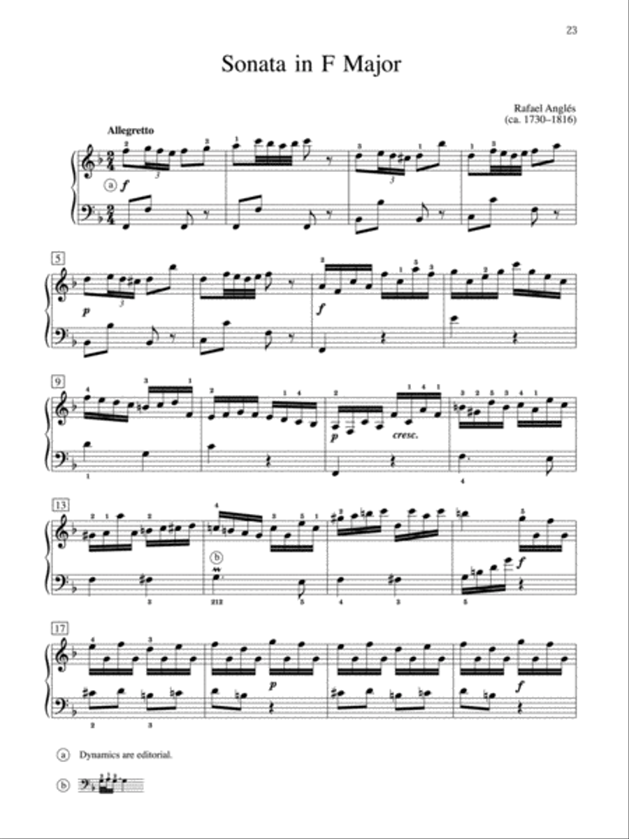 Anthology of Classical Piano Music with Performance Practices in Classical Piano Music Piano Solo scores gallery preview page 2
