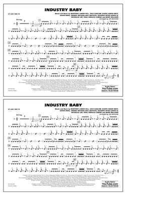 Book cover for Industry Baby (arr. Jay Bocook) - Snare Drum