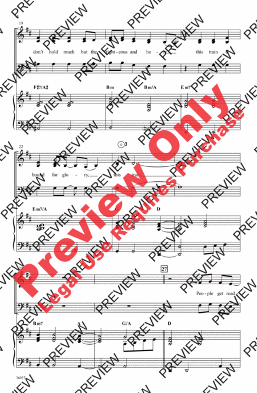 People Get Ready 3-Part scores gallery preview page 4