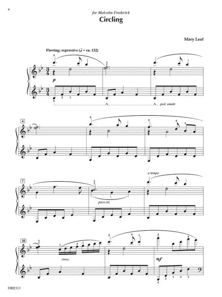 More Lyric Scenes by Mary Leaf Piano Solo - Sheet Music
