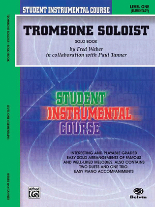 Book cover for Student Instrumental Course Trombone Soloist